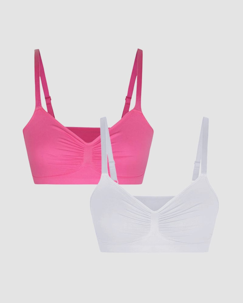 💖Women's Wireless Sculpt Bra Comfort Bralettes No Underwire Unlined Cami Bra