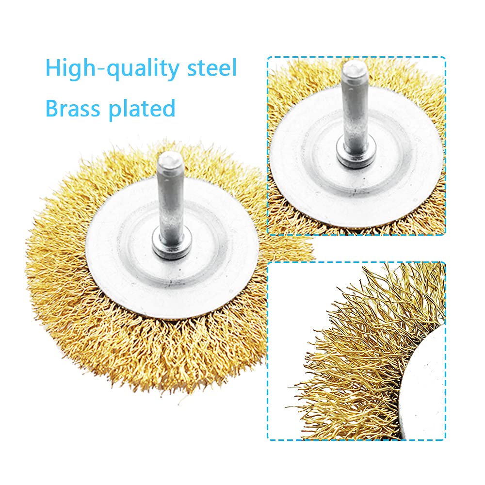 6MM Handle Steel Wire Wheel Rust Removal and Polishing Brush
