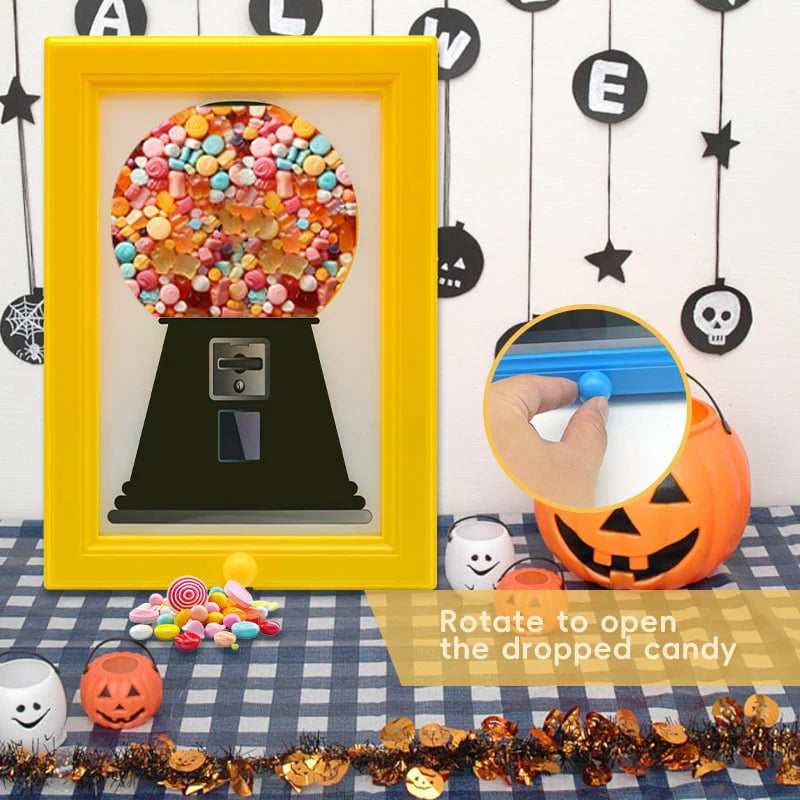 🍬Rare Vintage The Handy Candy Frame - Hanging Candy Machine Art🔥