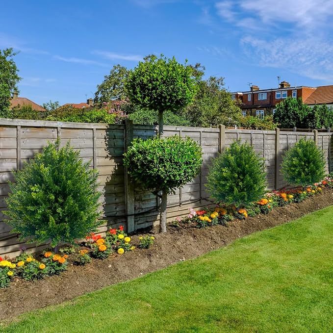 🌳UV Resistant Artificial Cedar Topiary Ball Tree