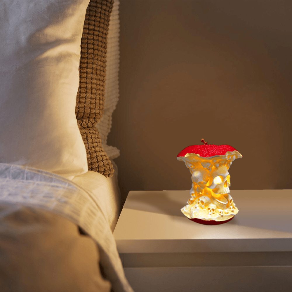 🍎Skull Apple Lamp💀: Light Up The Enchanting Fantasy Light