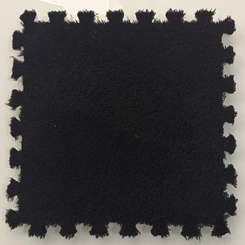 Spliced suede carpet