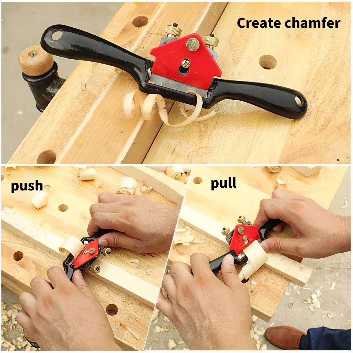 🎁💐 1 set of wood planer woodworking hand planer spoke planer tool ✨✨