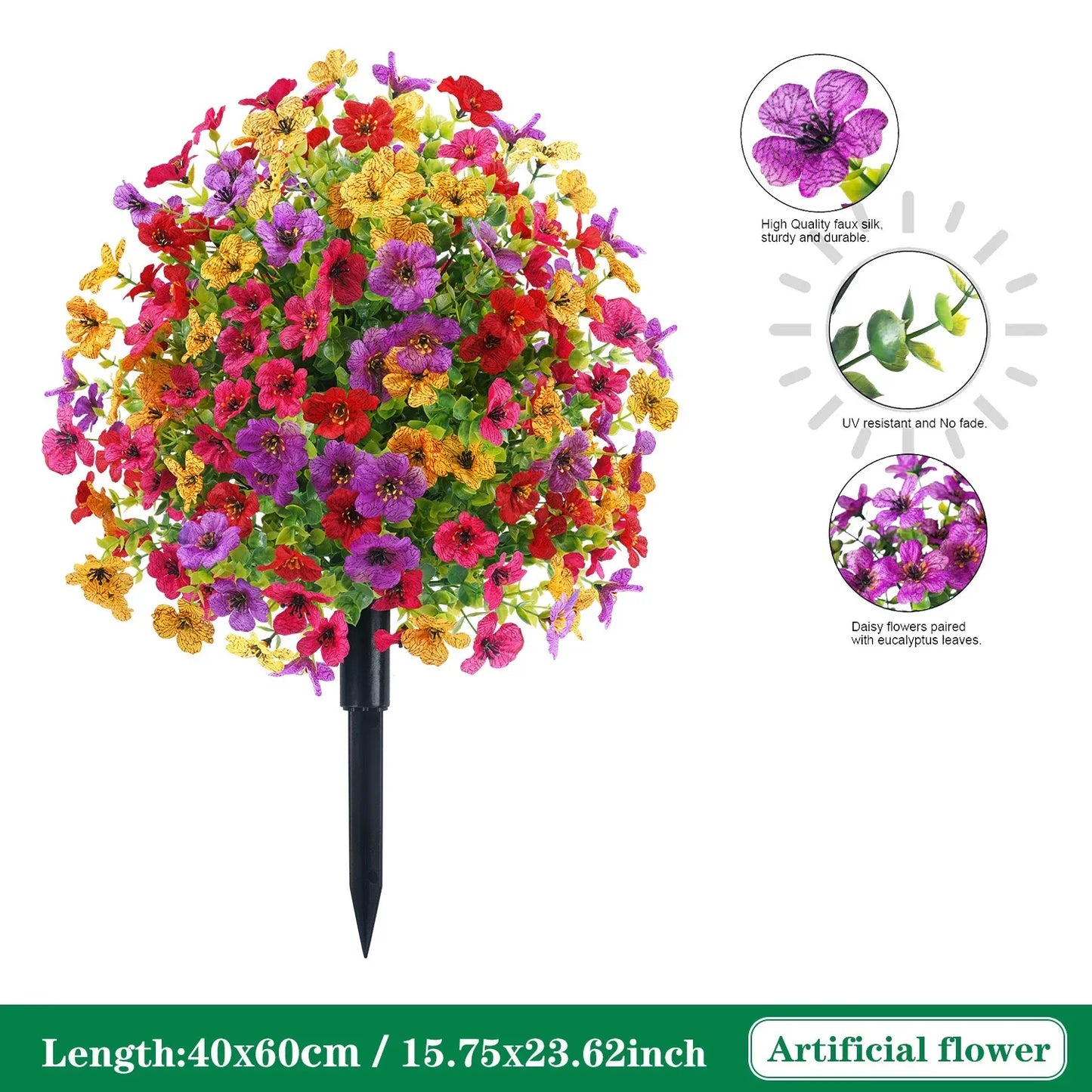 🌳UV Resistant Artificial Cedar Topiary Ball Tree