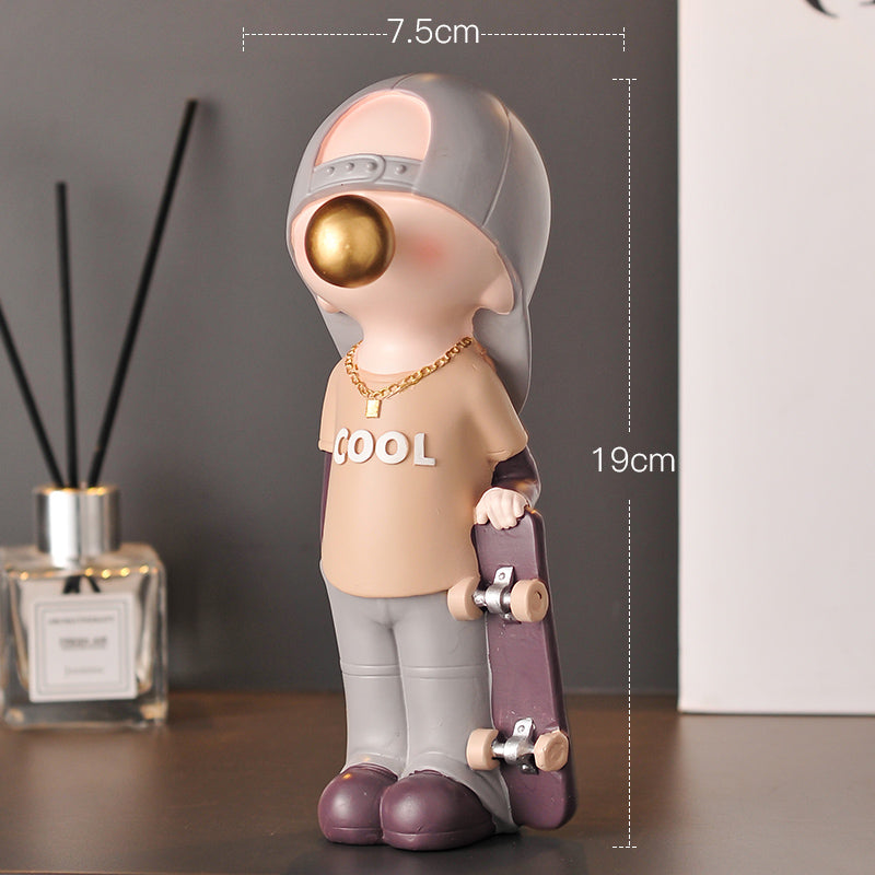 Sports Boy Figurine