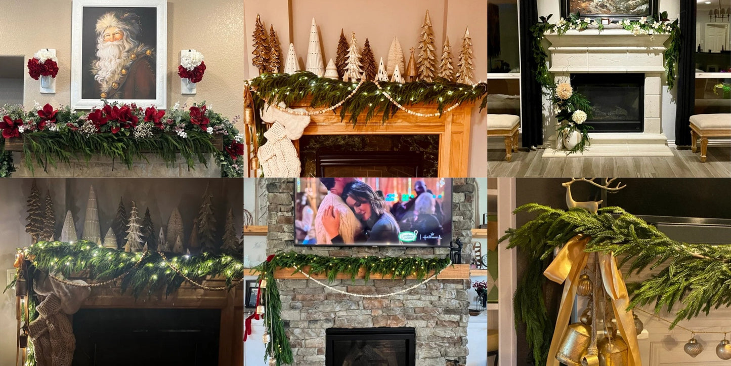 🎄Natural Christmas Greenery-Norfolk Pine Branch