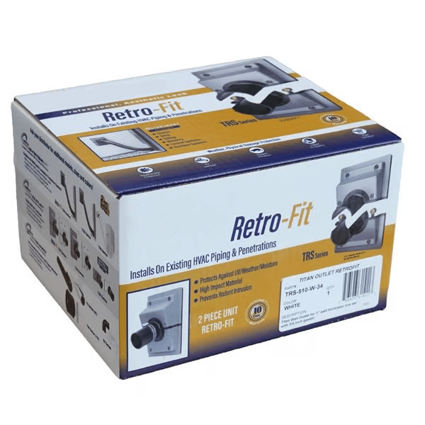 HVAC Wall Penetration & Line-Set Cover Kit – Retrofit Finish Solution