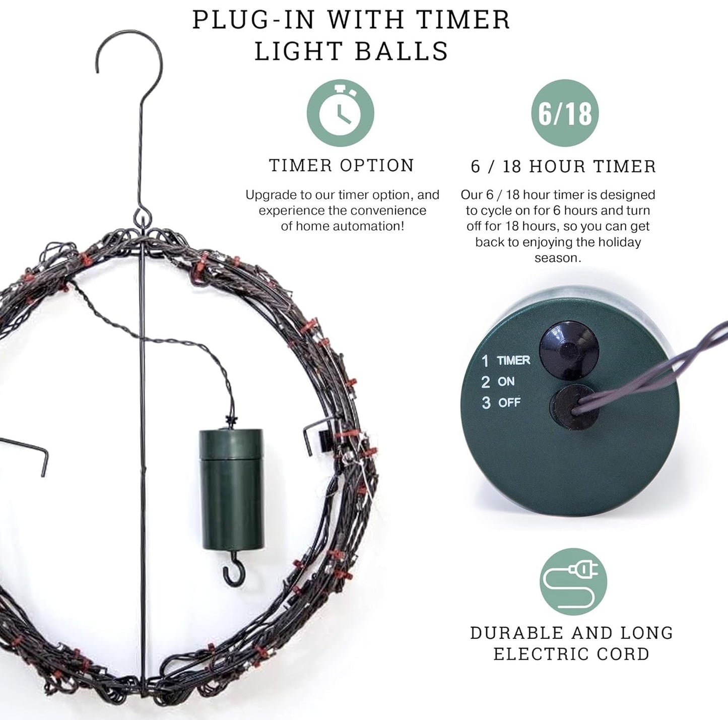 🔥Durable, waterproof, long-lasting, lightweight light ball