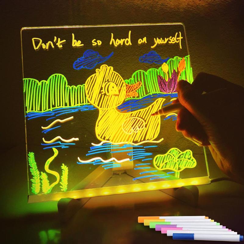 🎁Creative Rewritable Acrylic LED Message Board 🎨