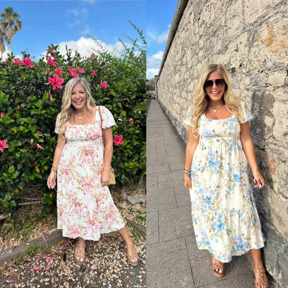 🔥Last Day 49% OFF🌹Romantic Rose Floral Dress