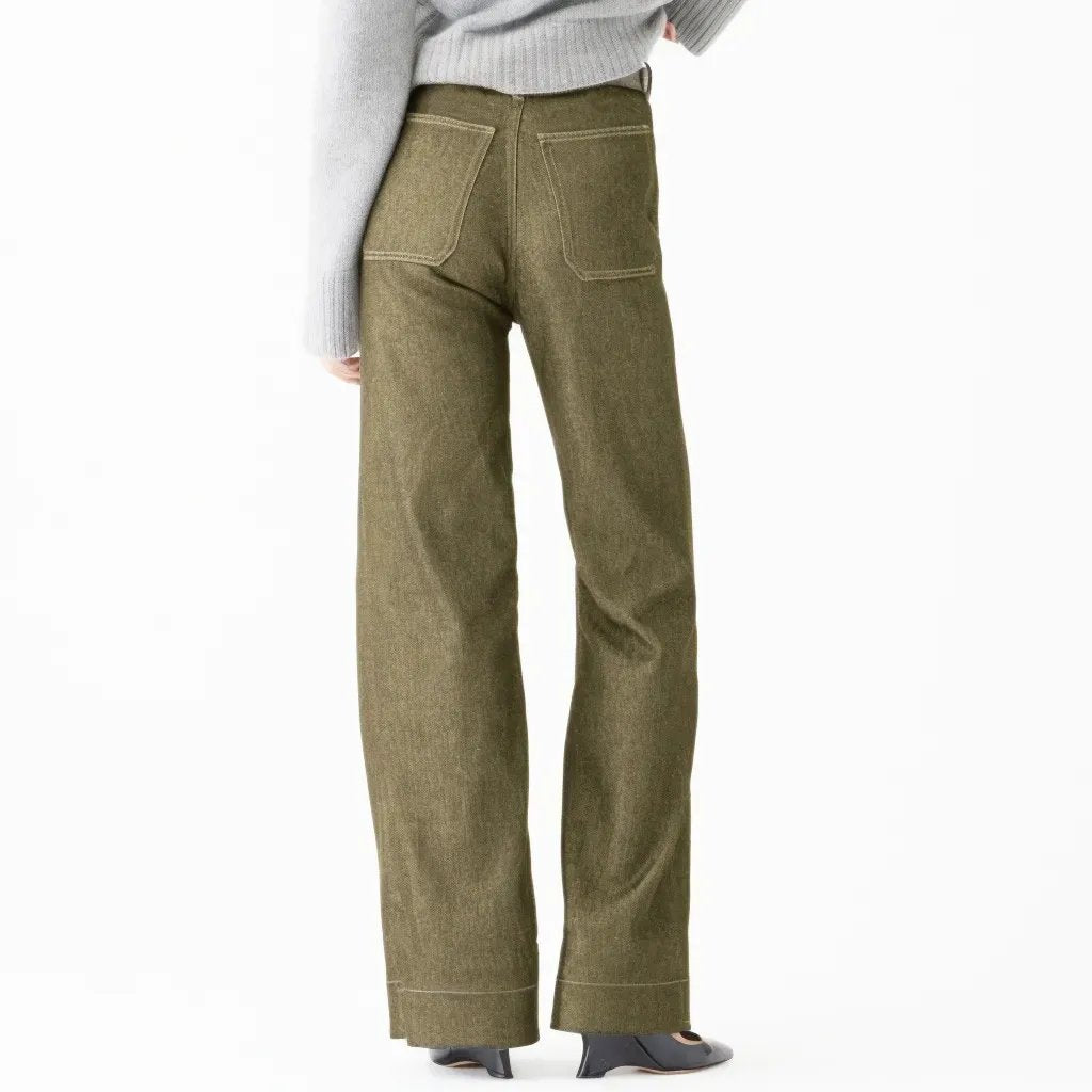 Tummy Control Sailor Wide Leg Jeans