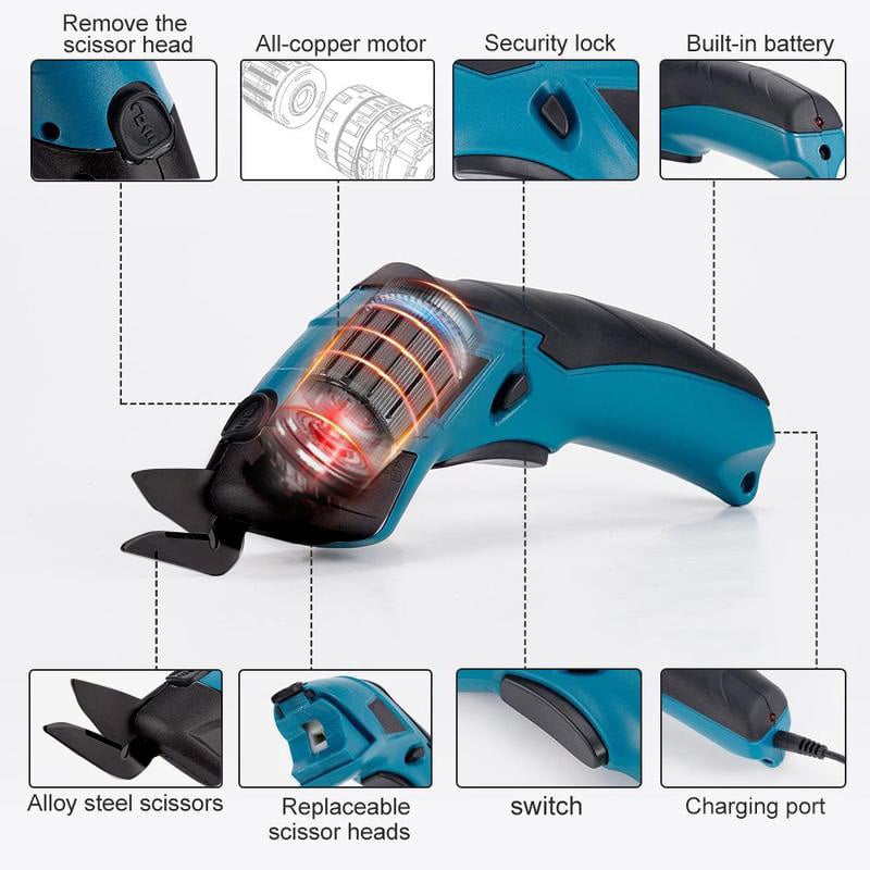 Cordless Electric Scissors